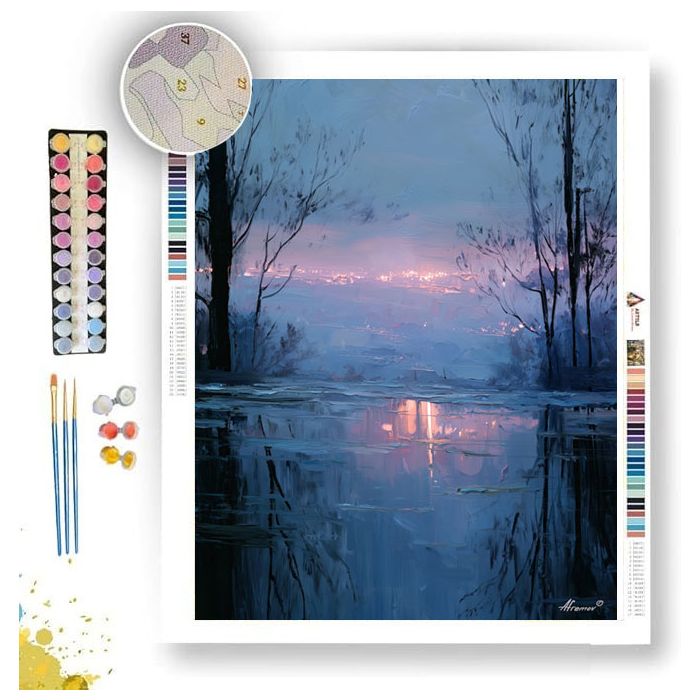 CRYSTAL TWILIGHT - Paint by Numbers Full Kit