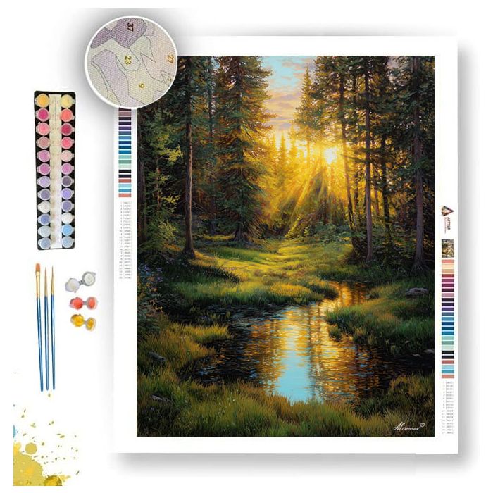 SUNRISE PRAYER - Paint by Numbers Full Kit