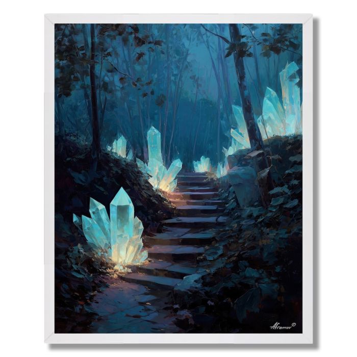 CRYSTAL PATH - FRAMED