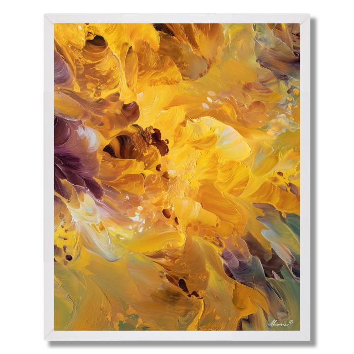 AMBER FLOW - FRAMED