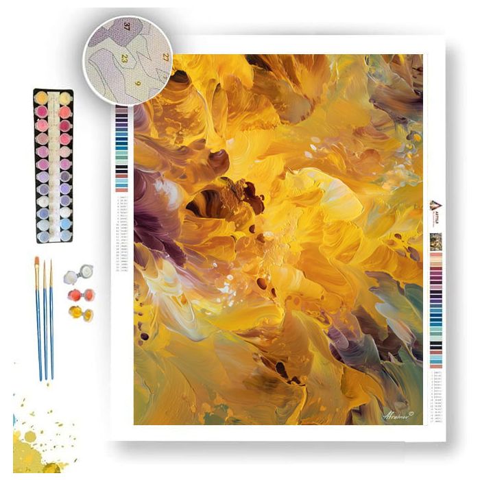 AMBER FLOW - Paint by Numbers Full Kit