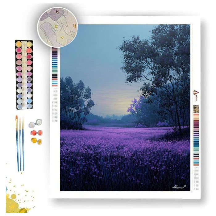 MIDNIGHT MEADOW - Paint by Numbers Full Kit