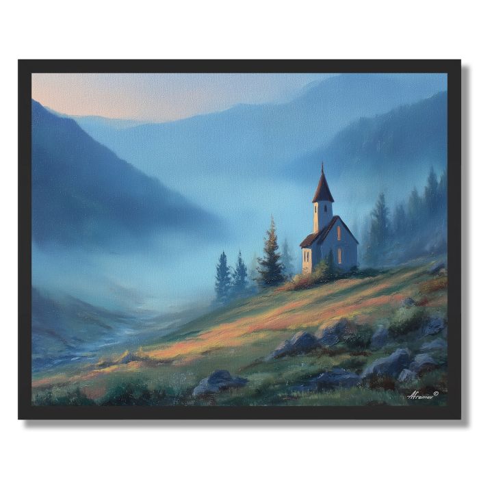 MOUNTAIN CHAPEL - FRAMED