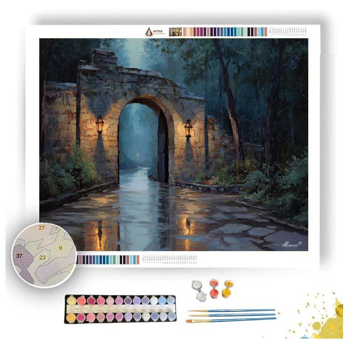 STONE GATEWAY - Paint by Numbers Full Kit