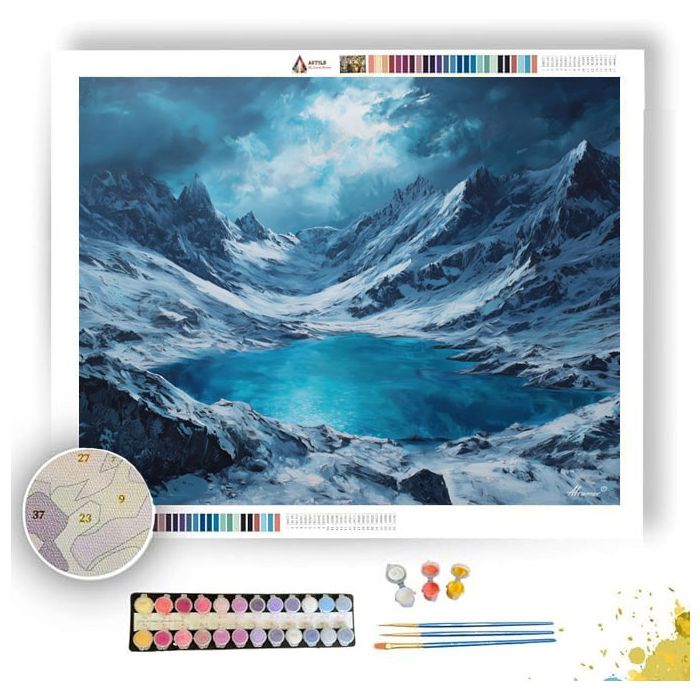 SAPPHIRE LAKEVIEW - Paint by Numbers Full Kit