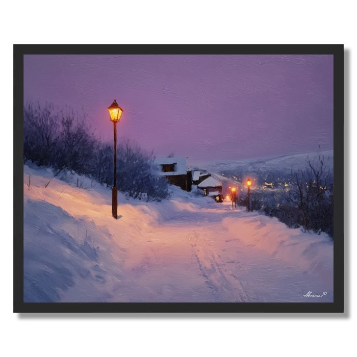 LANTERN HILL - FRAMED