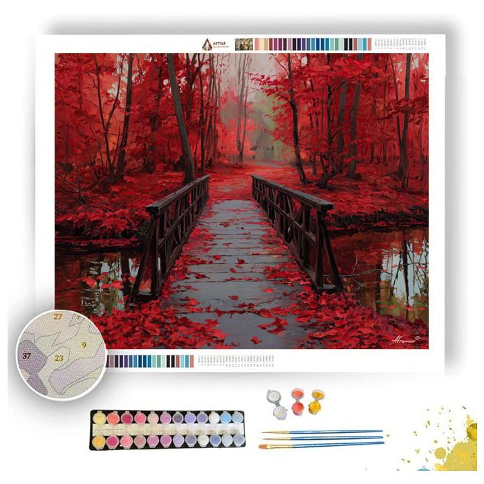 AUTUMN CROSSING - Paint by Numbers Full Kit