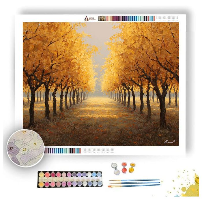 GOLDEN ORCHARD - Paint by Numbers Full Kit