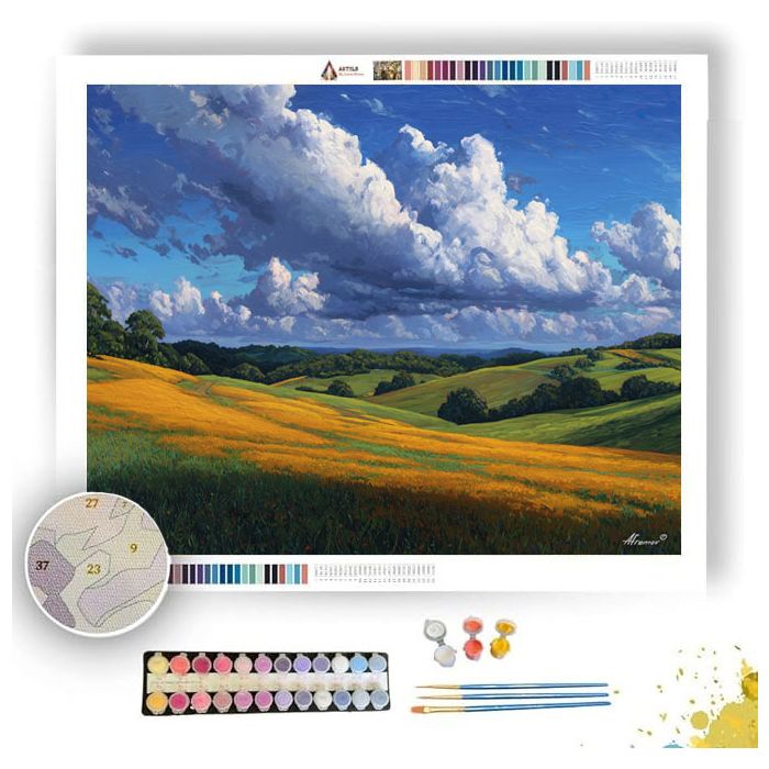 CLOUDLIGHT MEADOW - Paint by Numbers Full Kit