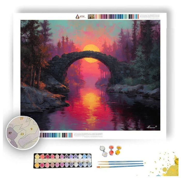 BRIDGE OF LIGHT - Paint by Numbers Full Kit