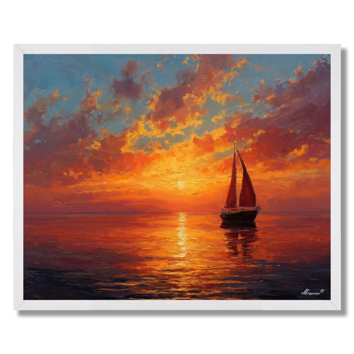 SAIL INTO LIGHT - FRAMED
