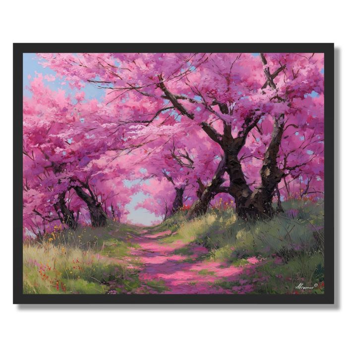 BLOSSOM ROAD - FRAMED