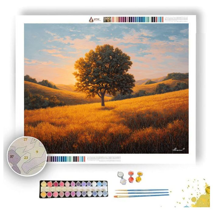 MEADOW TREE - Paint by Numbers Full Kit