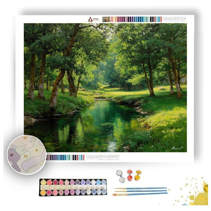 HIDDEN BROOK - Paint by Numbers Full Kit