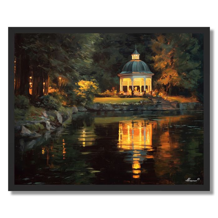 RIVERSIDE GAZEBO - FRAMED