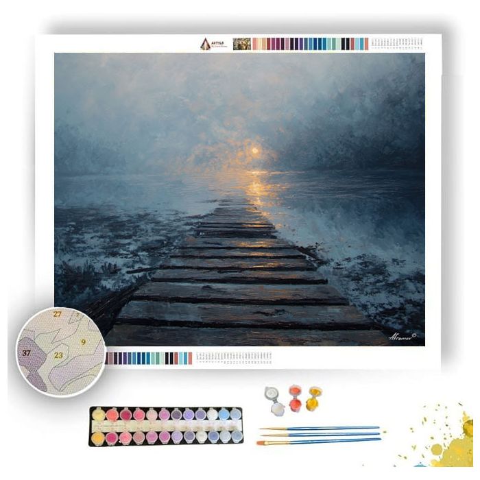 RIVER CROSSING - Paint by Numbers Full Kit