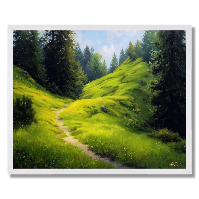 HILLSIDE TRAIL - FRAMED