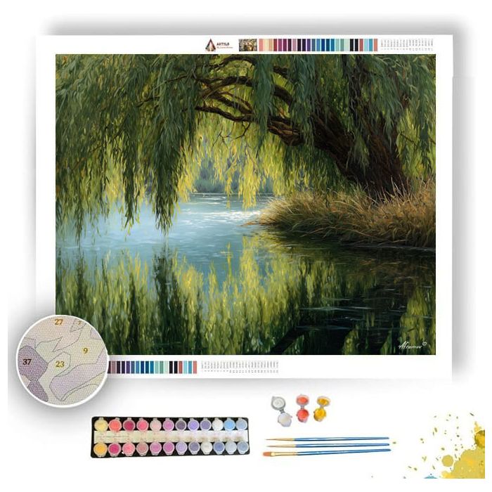 WILLOW BY THE WATER - Paint by Numbers Full Kit