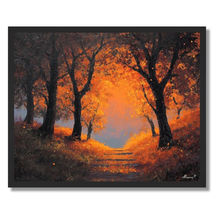 AUTUMN FOOTPATH - FRAMED