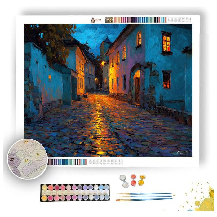 VILLAGE ROAD - Paint by Numbers Full Kit