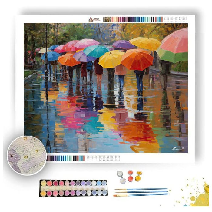 RAINY CITY PARK - Paint by Numbers Full Kit