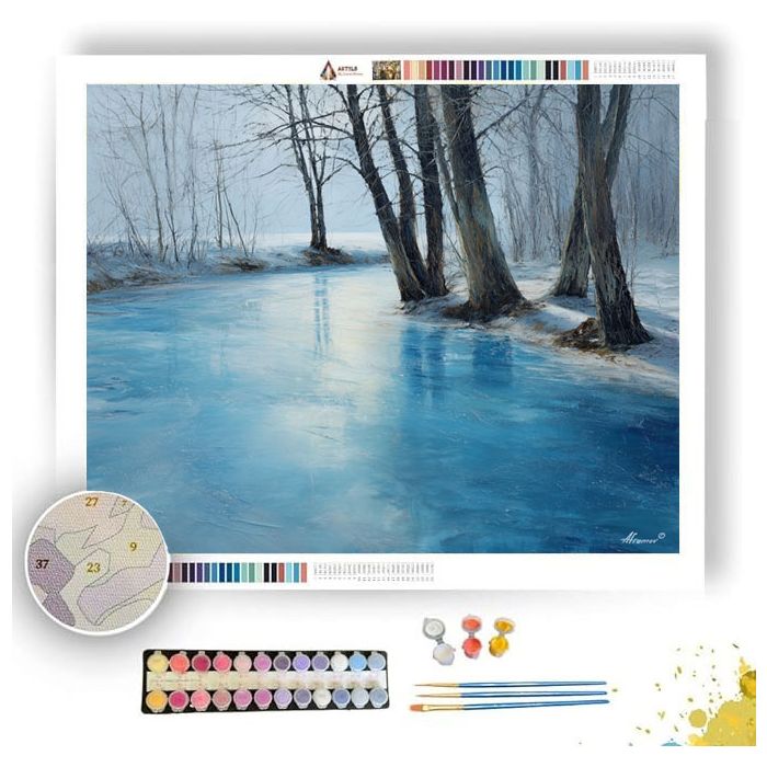 FROZEN STREAM - Paint by Numbers Full Kit