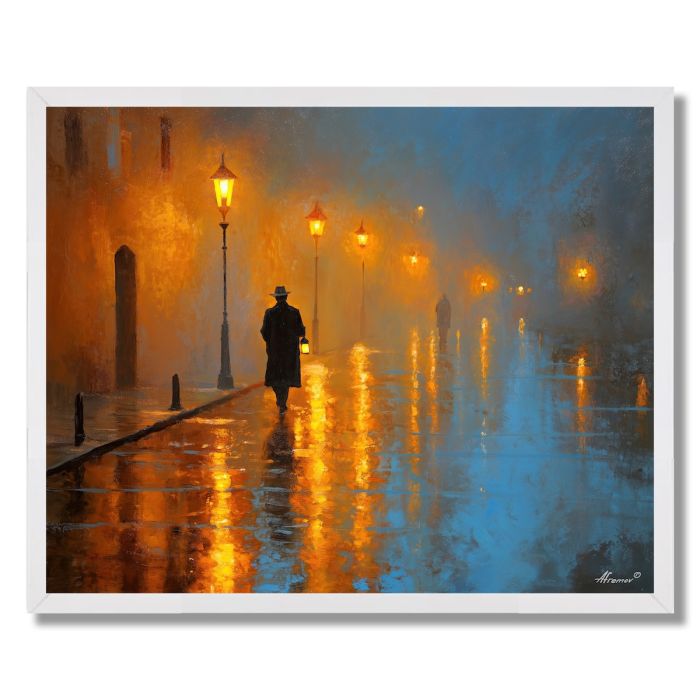 LANTERN WALK - FRAMED