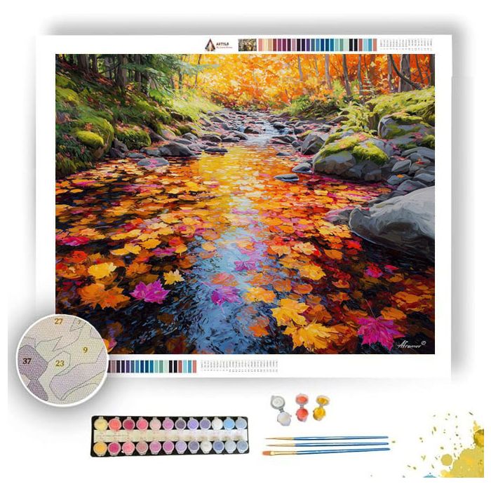 WINDING BROOK - Paint by Numbers Full Kit