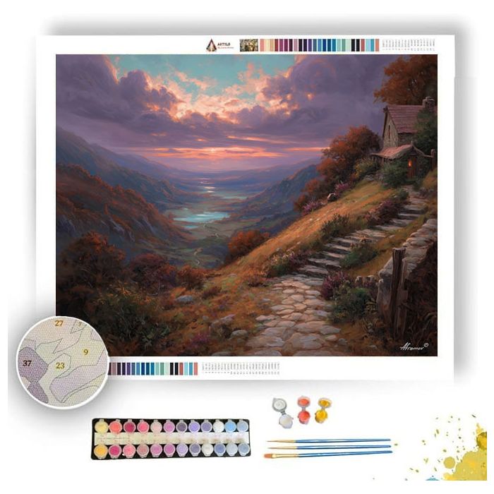 COTTAGE VIEWPOINT - Paint by Numbers Full Kit