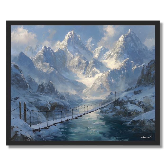 MOUNTAIN CROSSING - FRAMED
