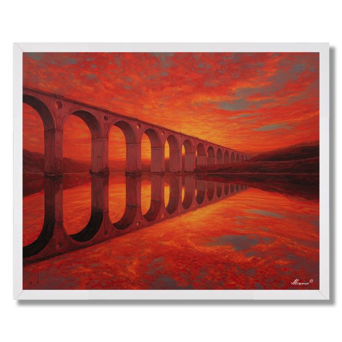 SUNSET BRIDGE - FRAMED
