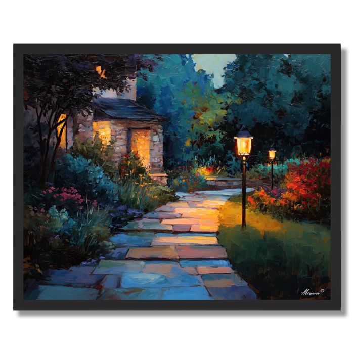 STONE PATH HOME - FRAMED