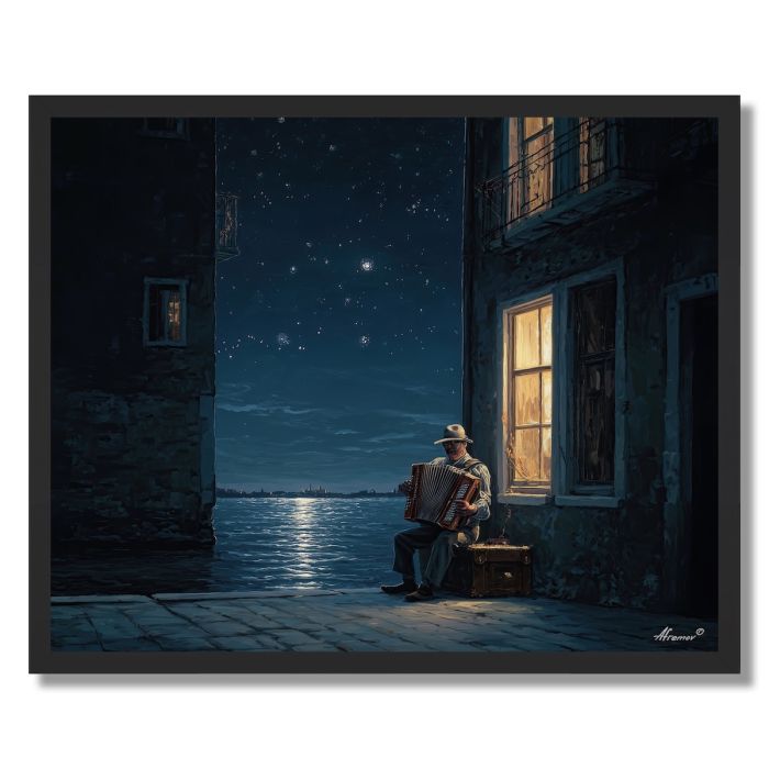 MOONLIGHT SERENADE - FRAMED