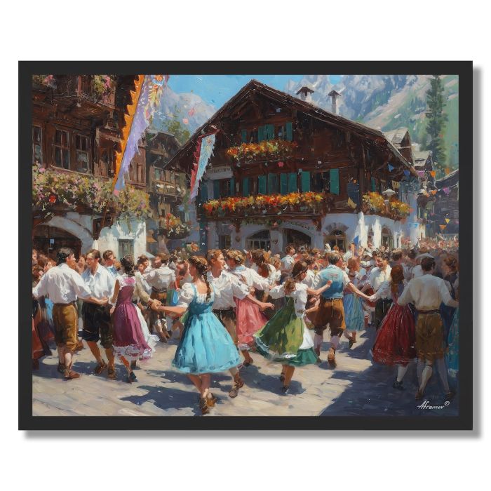 ALPINE CELEBRATION - FRAMED