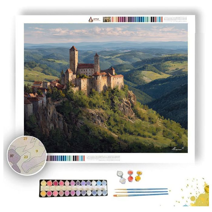 CASTLE WARTBURG LIGHT - Paint by Numbers Full Kit