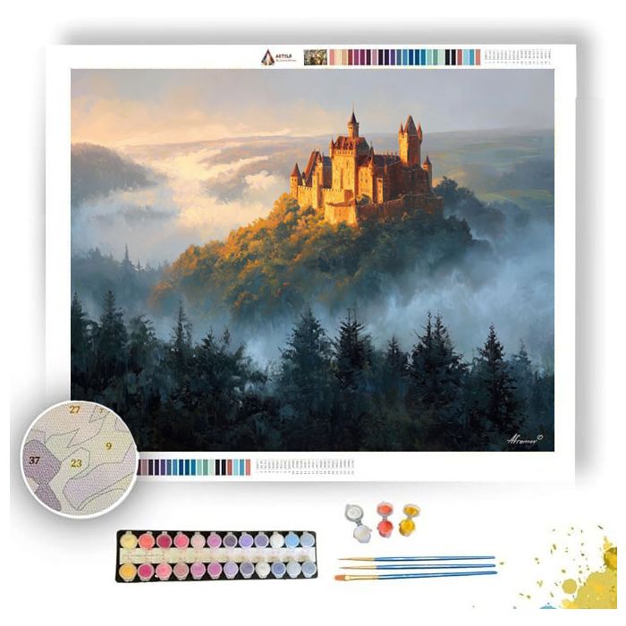 CASTLE HOHENZOLLERN - Paint by Numbers Full Kit