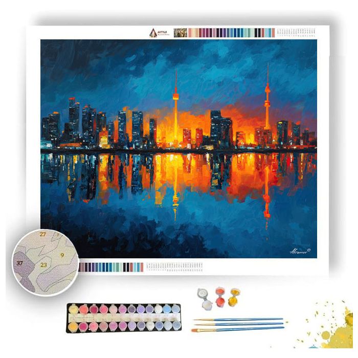 BERLIN REFLECTIONS - Paint by Numbers Full Kit