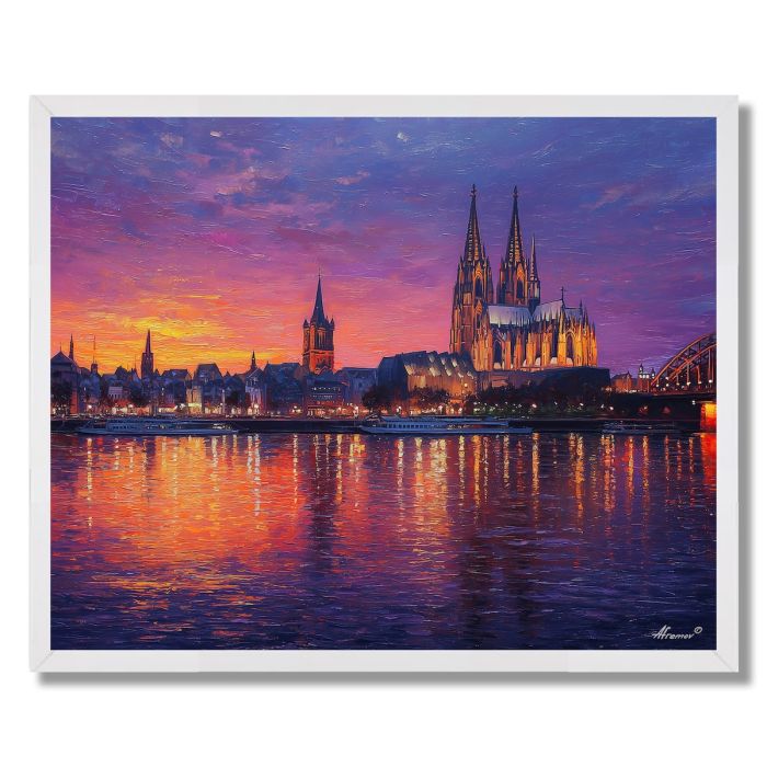 COLOGNE LIGHTS - FRAMED