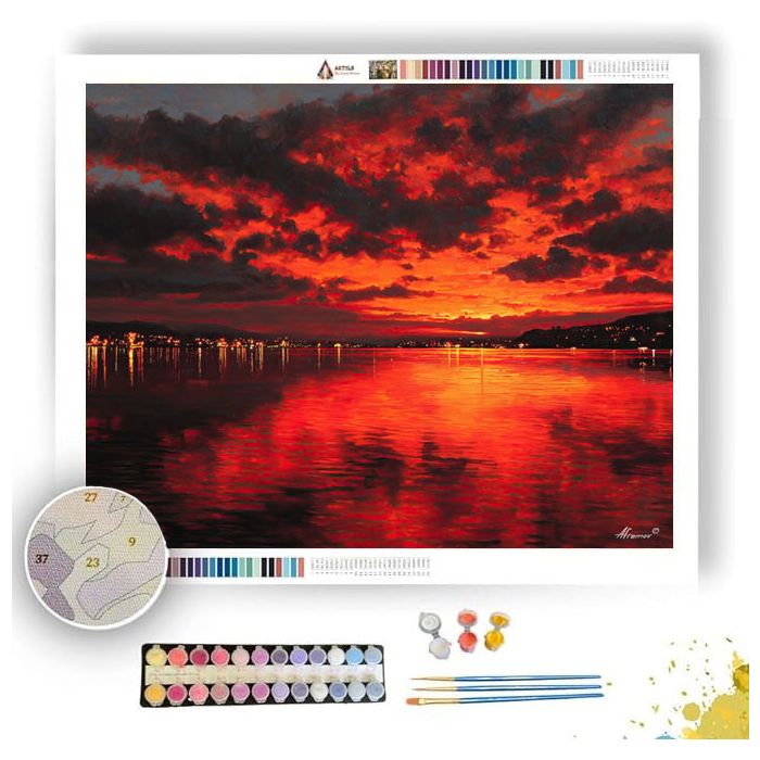BODENSEE GLOW - Paint by Numbers Full Kit