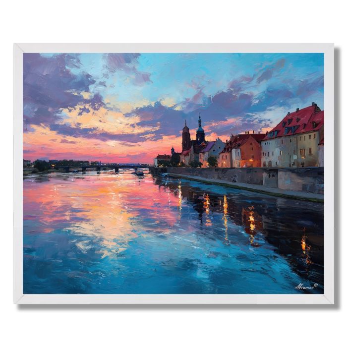 MEISSEN LIGHTS - FRAMED