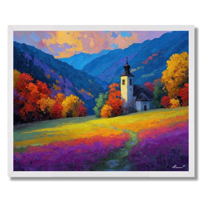 BAVARIAN CHAPEL LIGHT - FRAMED