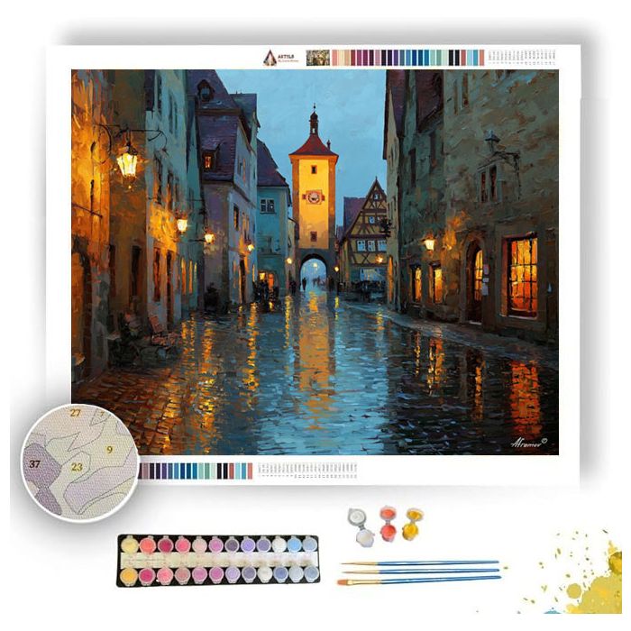ROTHENBURG LIGHTS - Paint by Numbers Full Kit