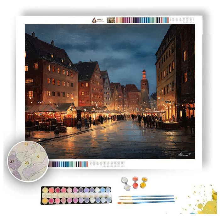 NUREMBERG SQUARE - Paint by Numbers Full Kit