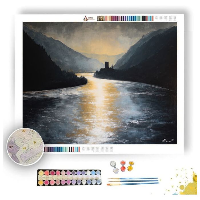 RHINE VALLEY LIGHT - Paint by Numbers Full Kit