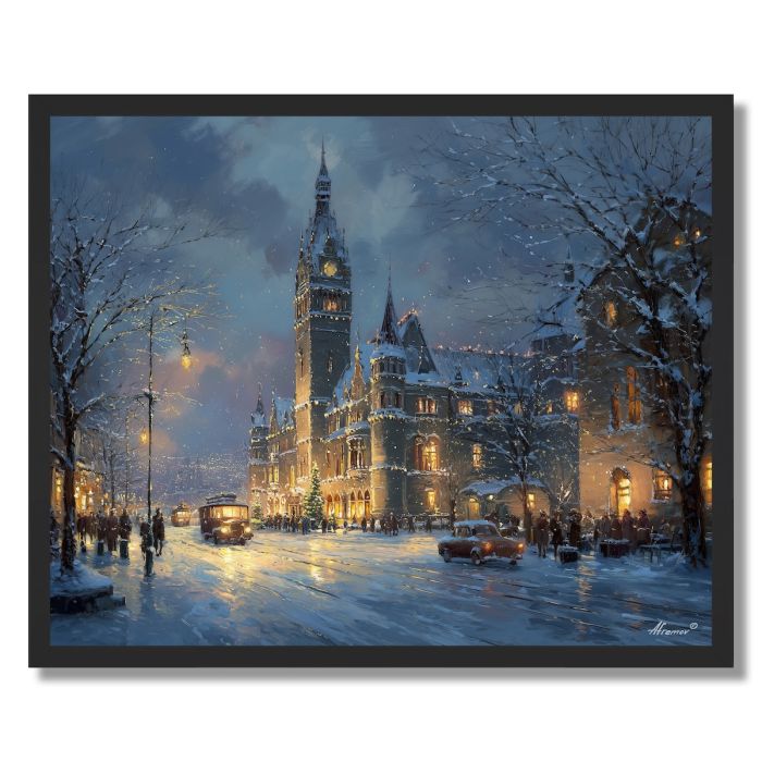 RATHAUS EVENING - FRAMED