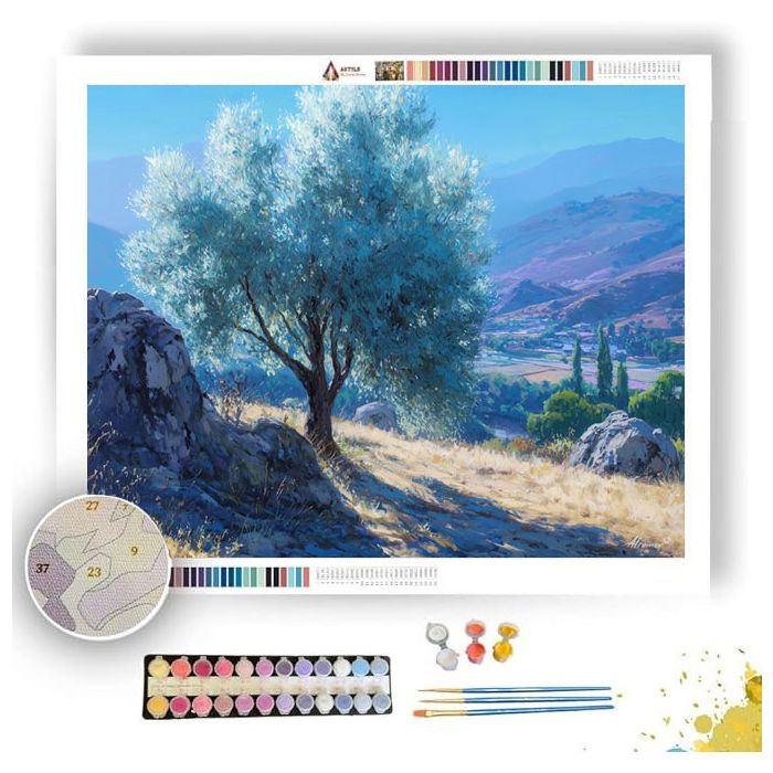 OLIVE TREE LIGHT - Paint by Numbers Full Kit