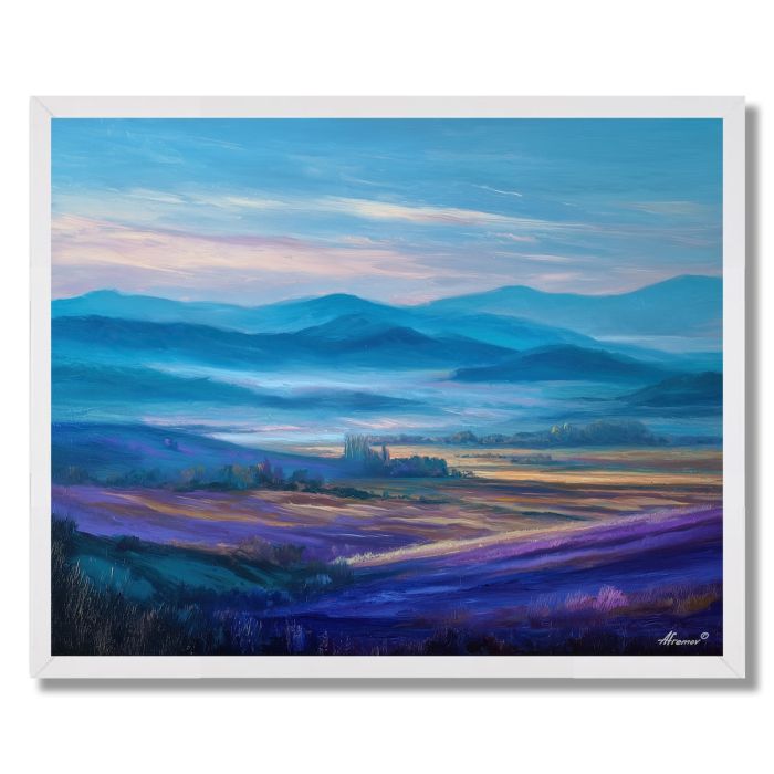 MIST ABOVE THE HILLS - FRAMED