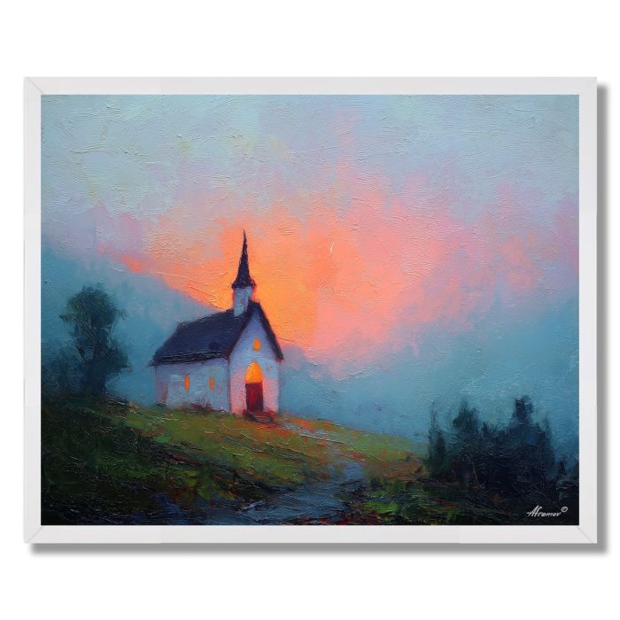 HILLSIDE CHAPEL - FRAMED