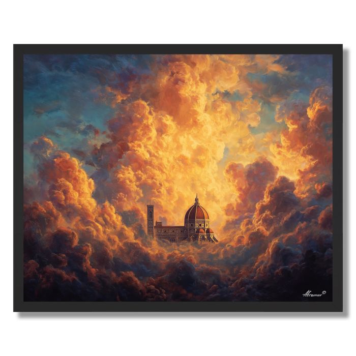 CATHEDRAL IN GOLD - FRAMED