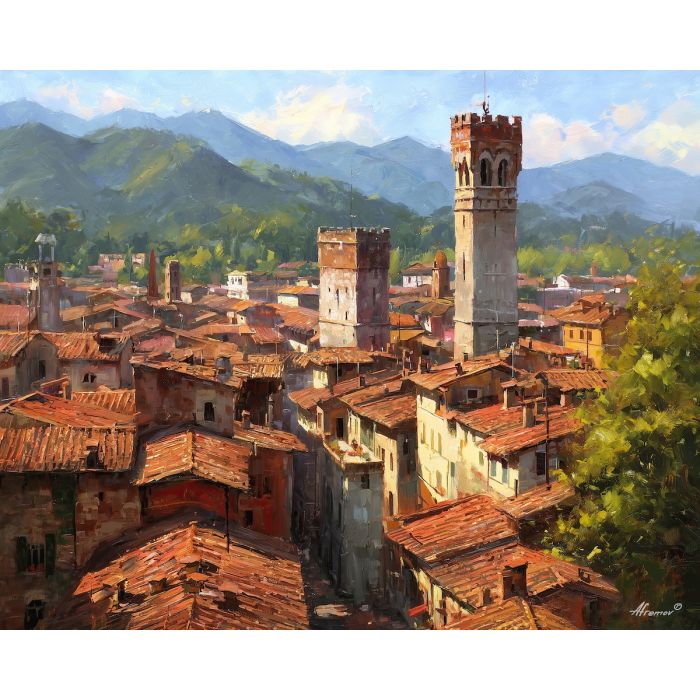 MORNING OVER LUCCA